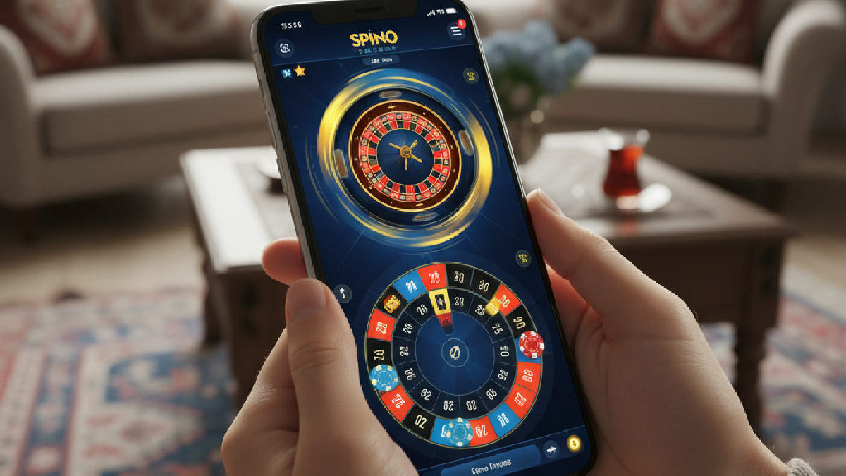 Spino canlı rulet oyununu mobil cihazınızdan sorunsuz oynayın.